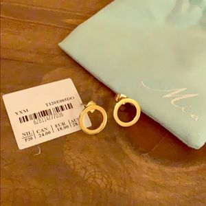 NEW Mia Bijoux Gold Plated Halo Earrings